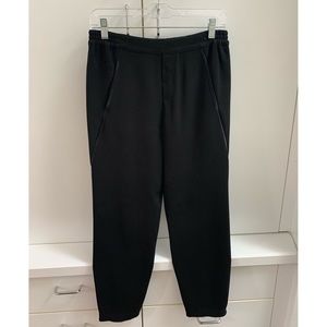 Jogger pant with satin strip down each leg